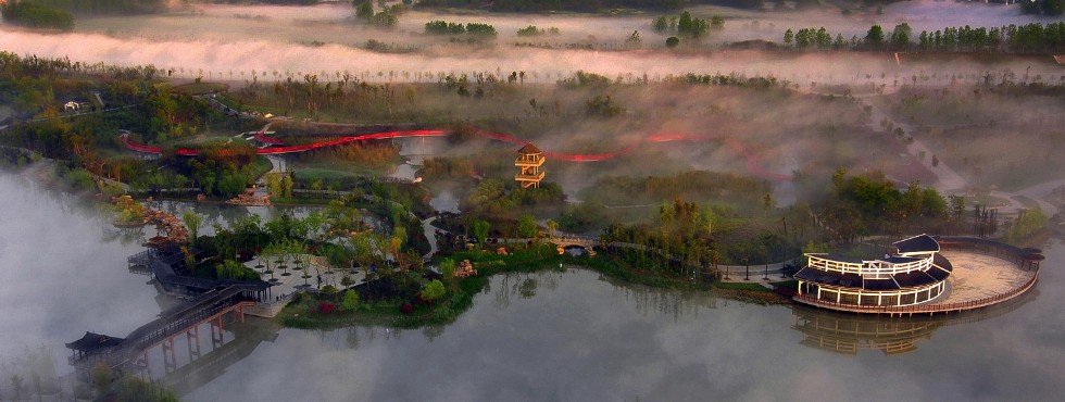 一等獎，李強，葒草湖晨韻.地點.天長葒草湖公園 - 副本.jpg